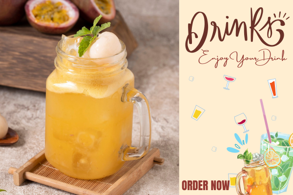  Trà vải chanh dây 