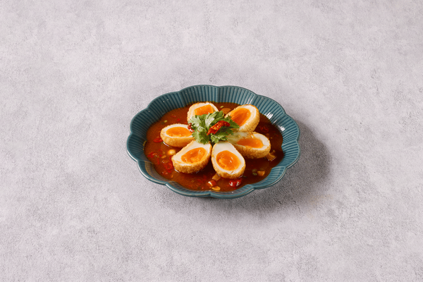  Trứng gà sốt me Thái ba vị 