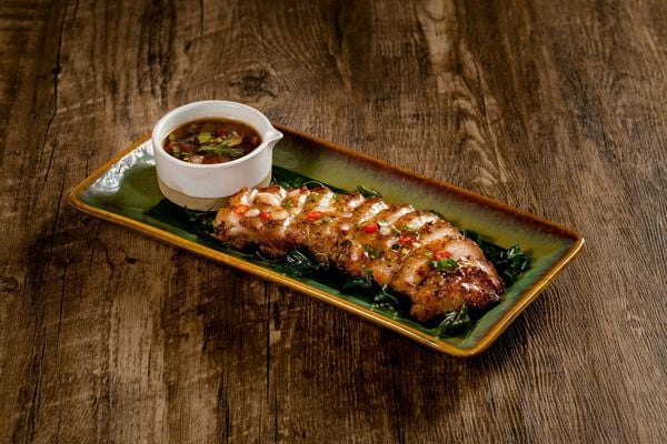  Ba chỉ heo tẩm vừng chấm mắm me 