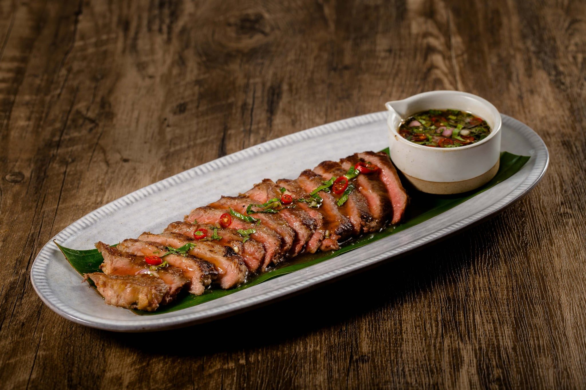  Bò Fuji nướng sốt thái 