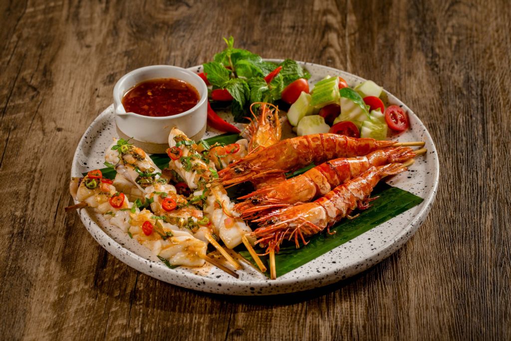  Set hải sản nướng sốt mắm me Bangkok 