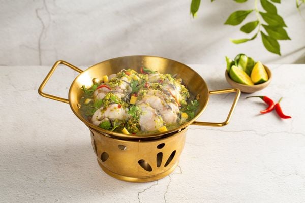  Cá phi lê hấp chanh 