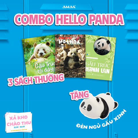 Combo 3 Sách Ảnh Gấu Trúc