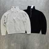  Áo knit half zip 8seconds đen 