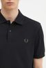  Áo Polo Fred Perry đen trơn - logo xanh 