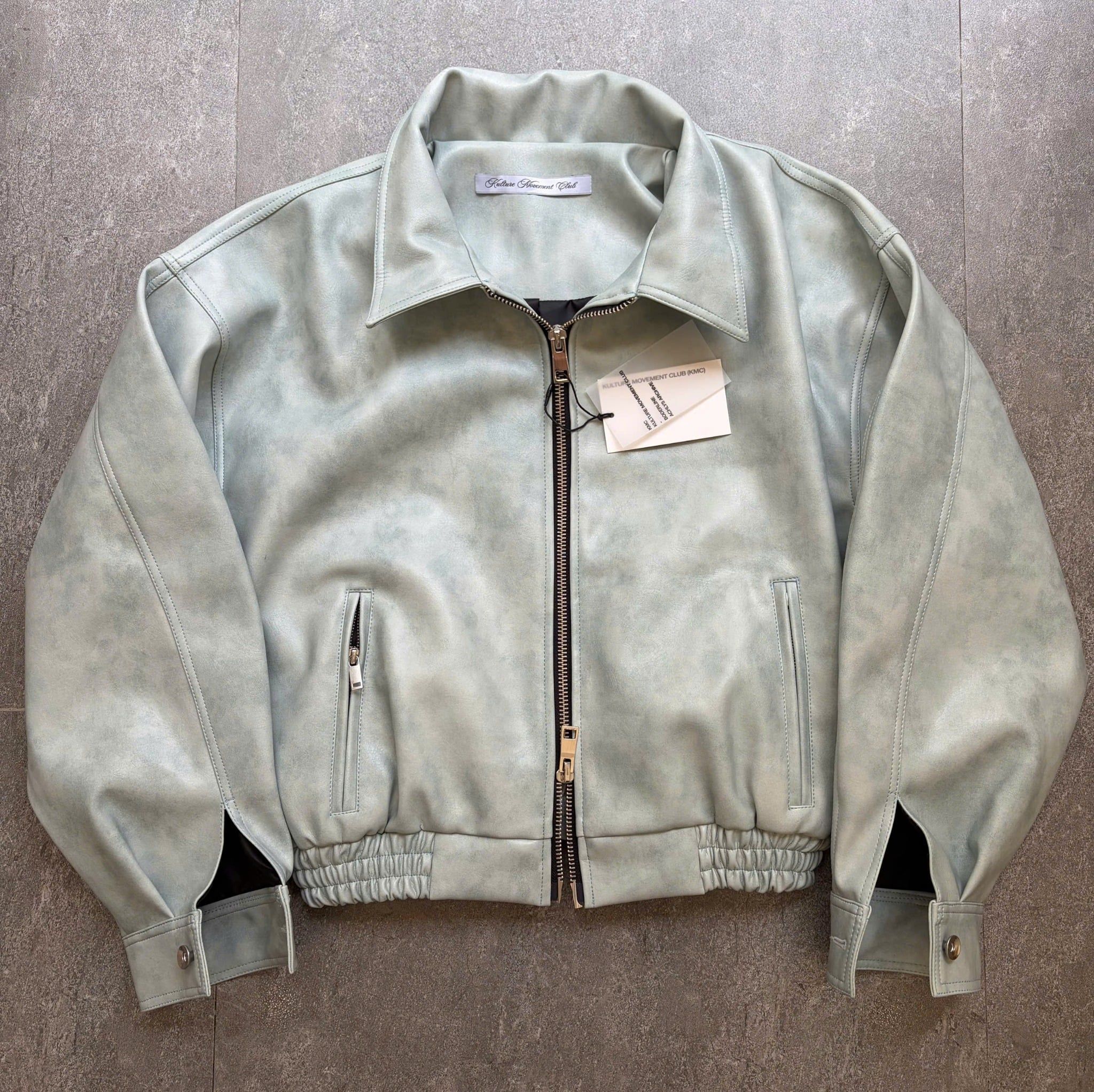  K.M.C Áo khoác da KMC | AETHER FADE JACKET_Blue 