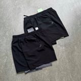  Quần short Asics 7" màu đen có lót 