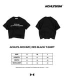  ACHLYS ARCHIVE | DES BLACK 2026 T-SHIRT 
