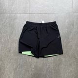  Quần short Asics 7" màu đen có lót 