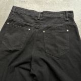  Quần dài Jeans Baggy basic đen XL 