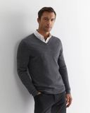  Áo knit Brooks brothers merino wool V-NECK 