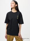  Áo thun Uniqlo x Basquiat ĐEN 