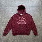  Áo hoodie ZIP Hollister đỏ washed - PANTHERS 