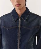  Áo Jacket zip Denim Musinsa MMENJ108-DU 