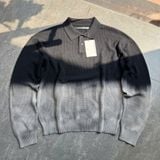  KMC Polo tay dài Knit Ombre Brown 