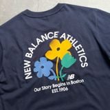  Áo thun New Balance Flower - Navy 