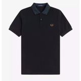  Áo Polo FRED PERRY Black Watch Tartan Collar Polo M1762 