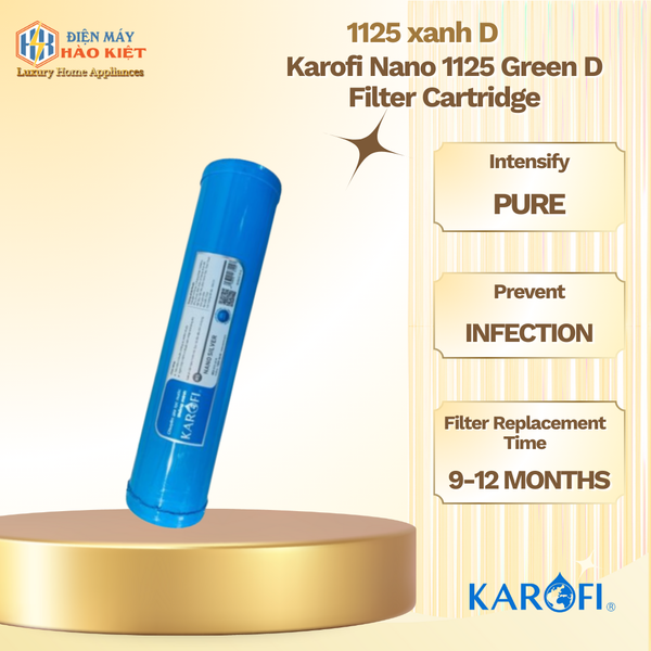 Lõi Nano 1125 xanh D KAROFI (DM) ( Máy Bán Công Nghiệp)