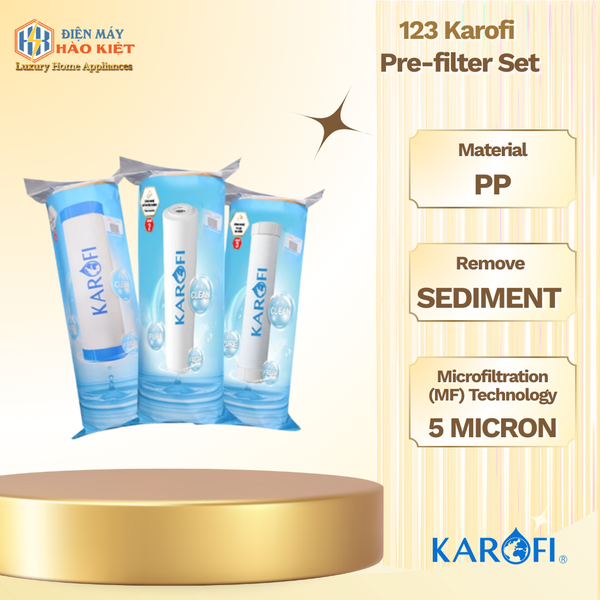Bộ Lõi Lọc Thô 123 Karofi