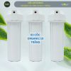 Bộ 3 cốc 123 Oganic lắp sẵn bát inox + tay vặn đóng hộp (Bộ lọc ba cấp 10