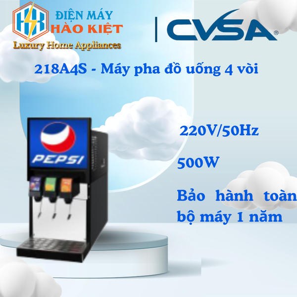 218A4S - Máy pha đồ uống 4 vòi (mẫu A)