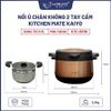 KTC-6919 Nồi ủ chân không 2 tay cầm Kitchen Mate Kaiyo, dung tích 3L, màu vàng