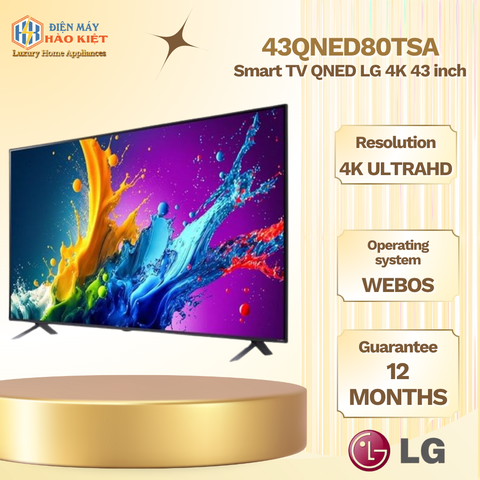 43QNED80TSA - Smart Tivi QNED LG 4K _ 43 inch