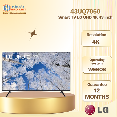 43UQ7050 - Smart Tivi LG UHD 4K _ 43 inch