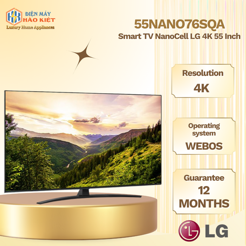 55NANO76SQA - Smart Tivi NanoCell LG 4K 55 Inch
