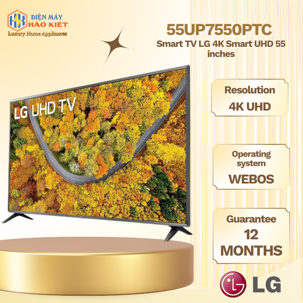 55UP7550PTC - Smart  Tivi LG 4K Smart UHD 55 inch