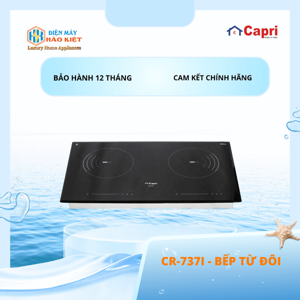 CR-737I - Bếp Điện Đôi 2 Từ Capri CR 737I