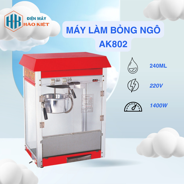 AK802 - Máy làm bỏng ngô
