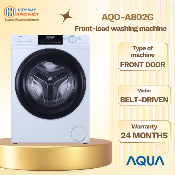 AQD-A802G - Máy Giặt Lồng Ngang