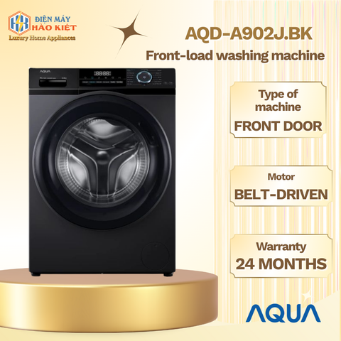 AQD-A902J.BK -  Máy Giặt Lồng Ngang
