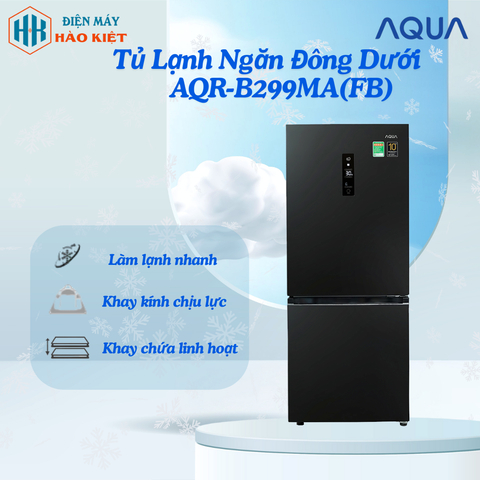 AQR-B299MA(FB) - Tủ Lạnh Ngăn Đông Dưới