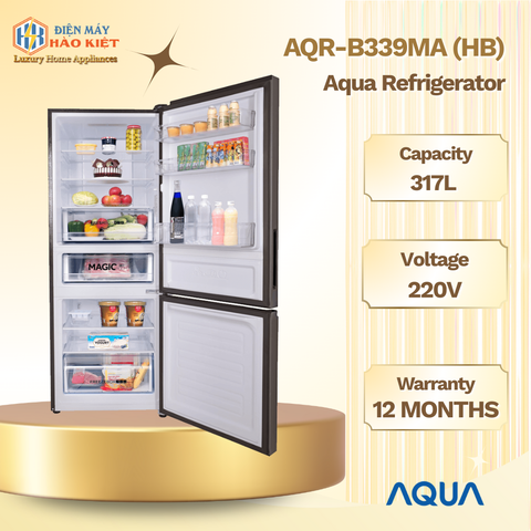 AQR-B339MA (HB) - Tủ Lạnh Ngăn Đông Dưới