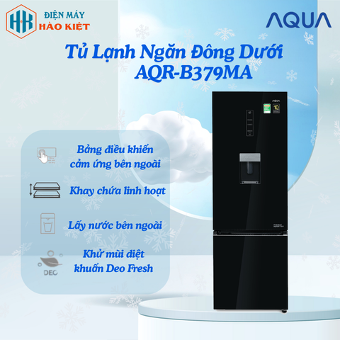 AQR-B379MA - Tủ Lạnh Ngăn Đông Dưới