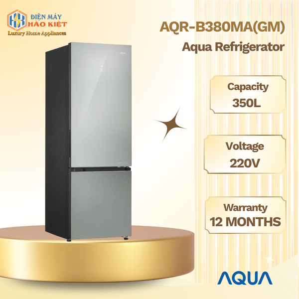 AQR-B380MA(GM) - Tủ Lạnh Ngăn Đông Dưới