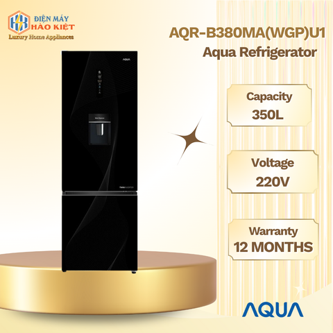 AQR-B380MA(WGP)U1 - Tủ Lạnh Ngăn Đông Dưới