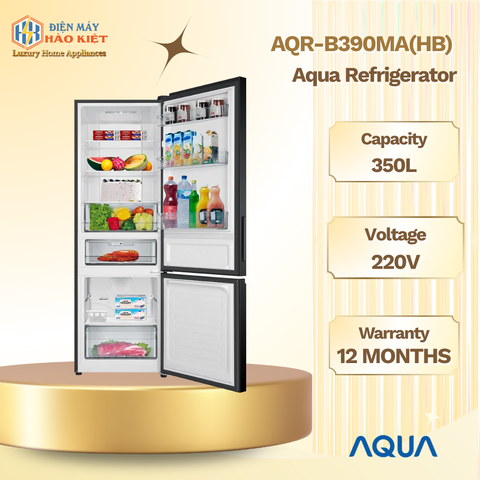 AQR-B390MA(HB) - Tủ Lạnh Ngăn Đông Dưới