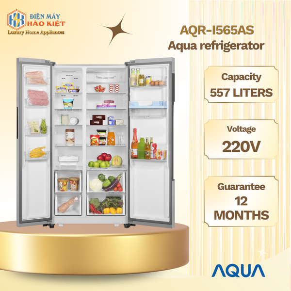 AQR-I565AS - Tủ Lạnh Side By Side