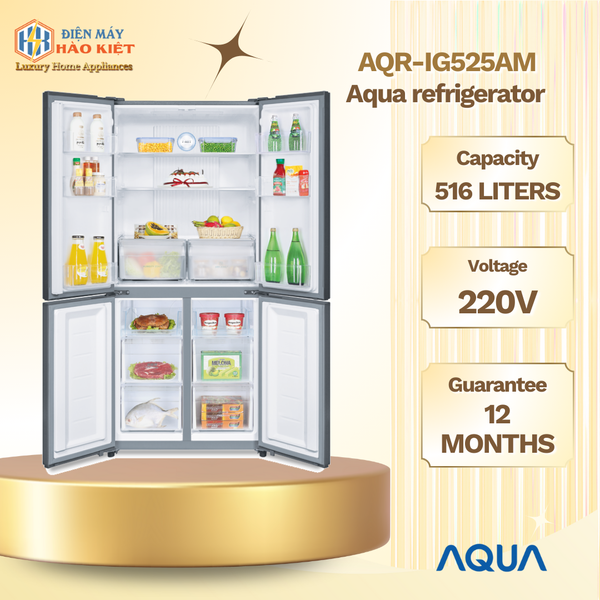 AQR-IG525AM - Tủ Lạnh 4 Cửa