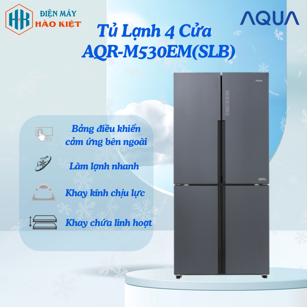 AQR-M530EM(SLB) - Tủ Lạnh 4 Cửa