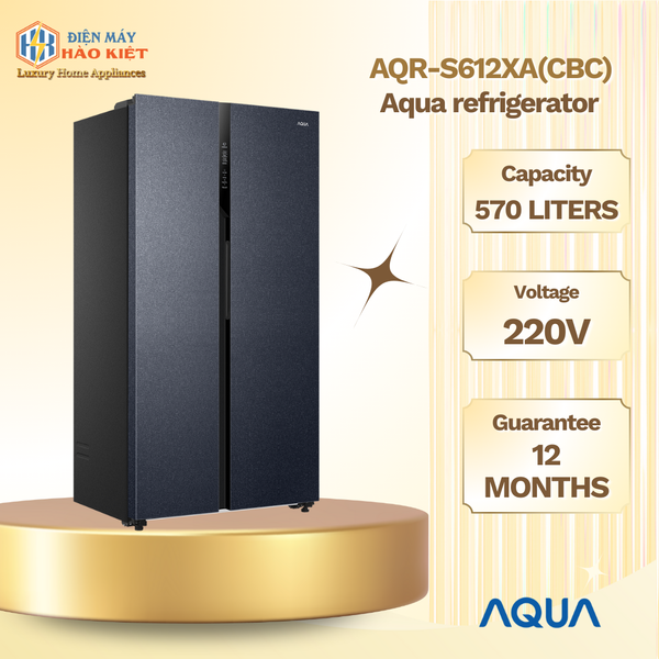 AQR-S612XA(CBC) - Tủ Lạnh Side By Side