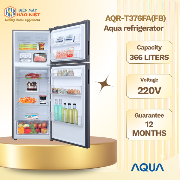 AQR-T376FA(FB) - Tủ Lạnh Ngăn Đông Trên