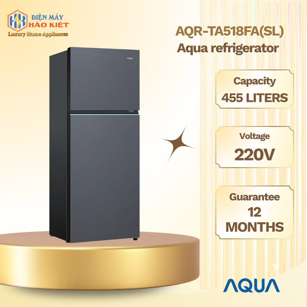 AQR-TA518FA(SL) - Tủ Lạnh Ngăn Đông Trên