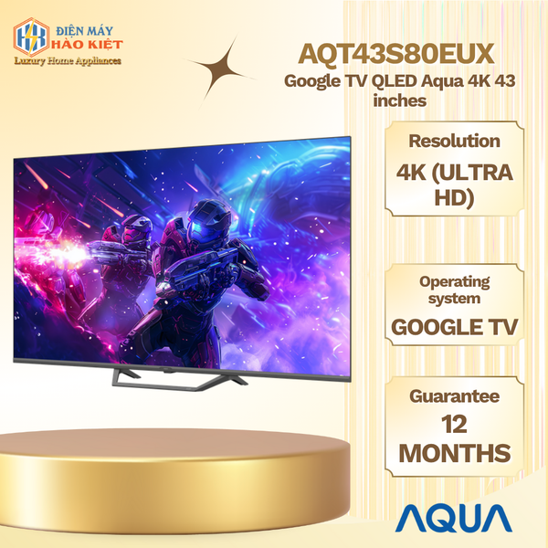 AQT43S80EUX - TIVI QLED 4K