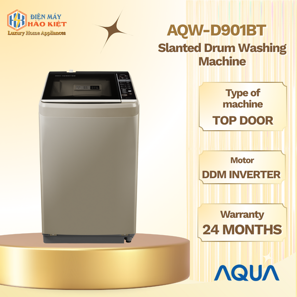 AQW-D901BT - Máy Giặt Thùng Nghiêng