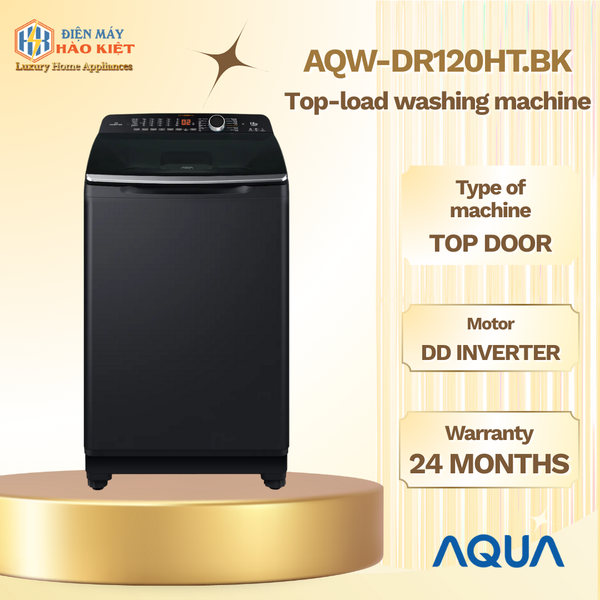 AQW-DR120HT.BK - Máy Giặt Lồng Đứng