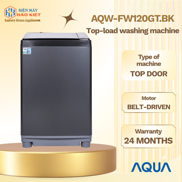 AQW-FW120GT.BK - Máy Giặt Lồng Đứng